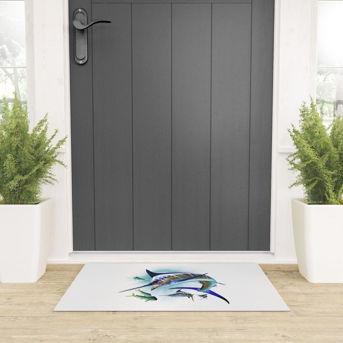 Marlin and Mahi Mahi Welcome Mat Gallery Image 3