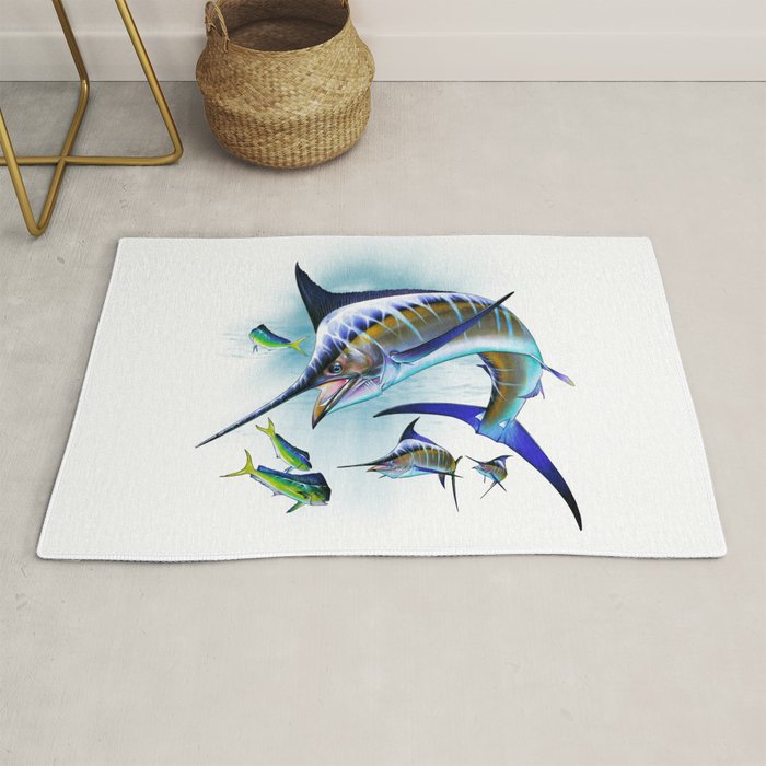 Marlin and Mahi Mahi Rug Gallery Image 1