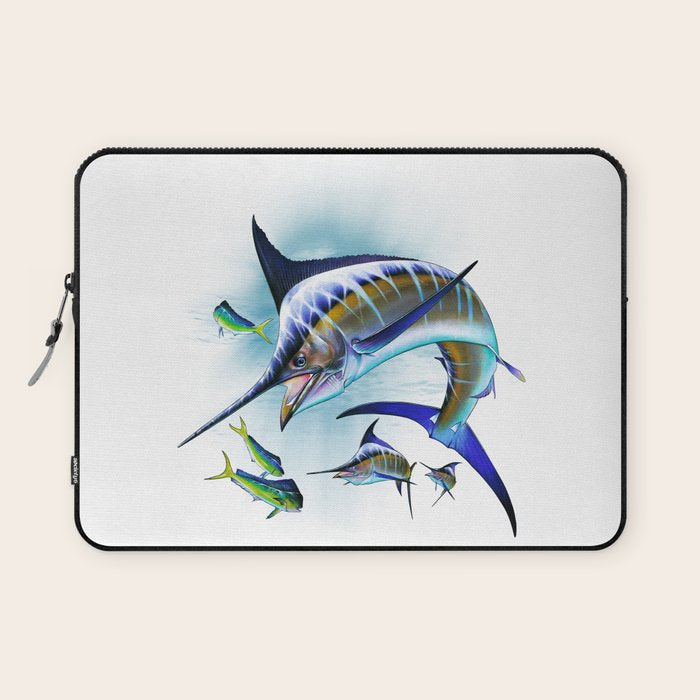 Marlin and Mahi Mahi Laptop Sleeve Gallery Image 1