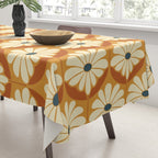 Flower Power - Retro Color Palette Tablecloth Gallery Image 3
