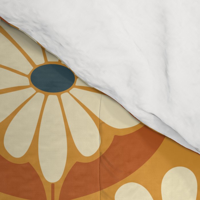Flower Power - Retro Color Palette Comforter Gallery Image 4