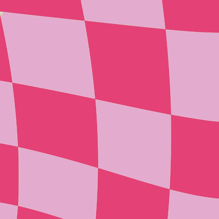 Hot Pink Wavy Checkered Pattern Coffee Mug Gallery Image 2