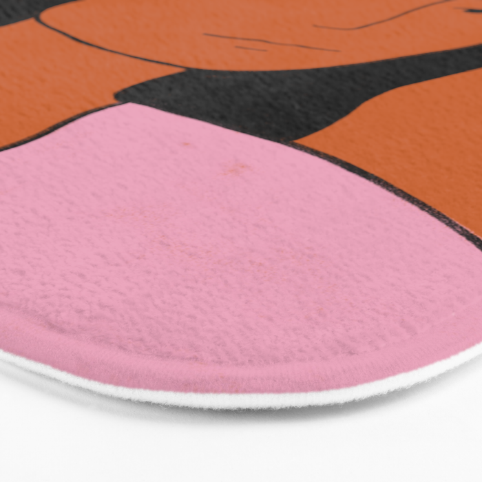 GIRL IN A HAT Bath Mat Gallery Image 3