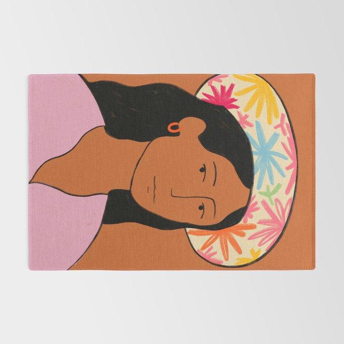 GIRL IN A HAT Rug Gallery Image 2