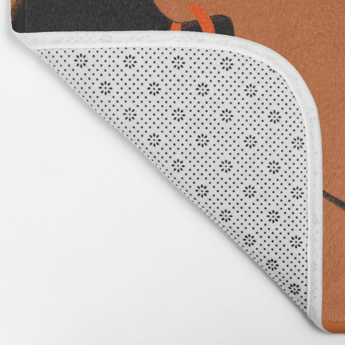 GIRL IN A HAT Bath Mat Gallery Image 2