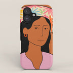 GIRL IN A HAT iPhone Case Gallery Image 1