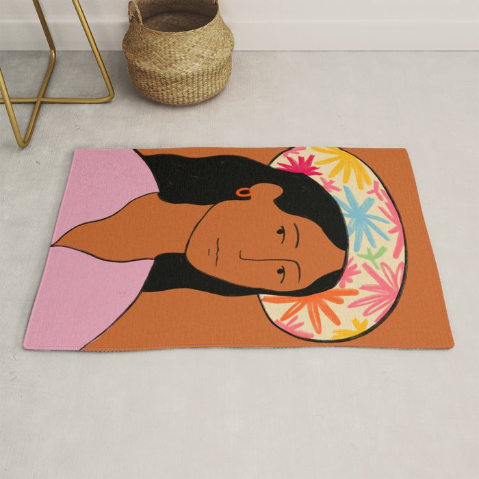 GIRL IN A HAT Rug Gallery Image 1