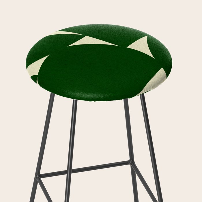 Abstract D03-green Stool Gallery Image 2