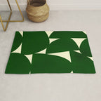 Abstract D03-green Rug Gallery Image 1