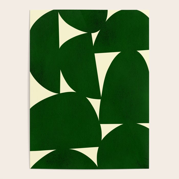 Abstract D03-green Poster Gallery Image 4