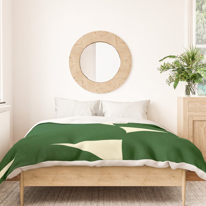 Abstract D03-green Duvet Cover Gallery Image 3