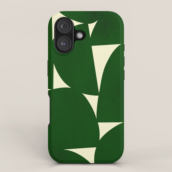 Abstract D03-green iPhone Case Gallery Image 1