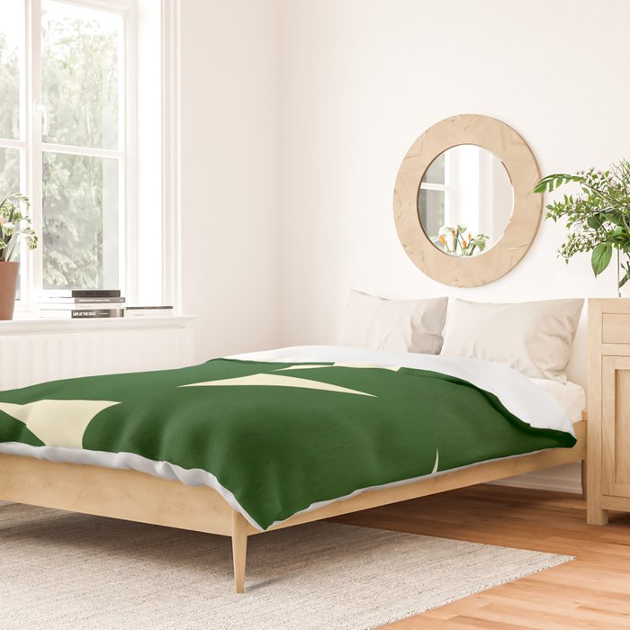 Abstract D03-green Duvet Cover Gallery Image 2