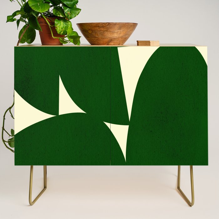 Abstract D03-green Credenza Gallery Image 1