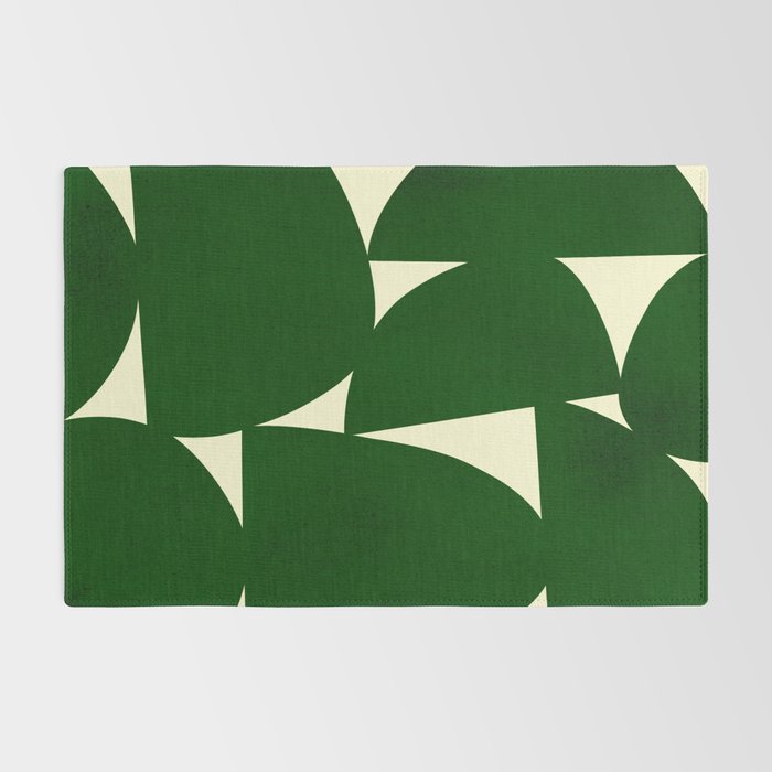Abstract D03-green Rug Gallery Image 2