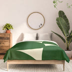 Abstract D03-green Comforter Gallery Image 3