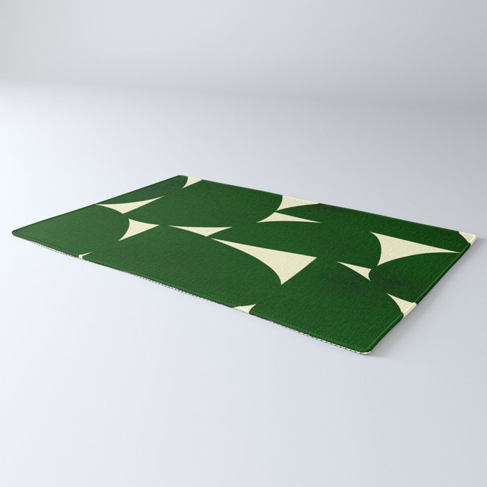 Abstract D03-green Rug Gallery Image 3