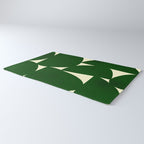 Abstract D03-green Rug Gallery Image 3