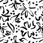 Black abstract flower art pattern Coffee Mug Gallery Image 2