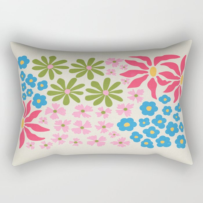 Flower Market 02: Kyoto Rectangular Pillow Gallery Image 1