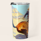 Frederic Remington The Cowboy Travel Mug Gallery Image 3