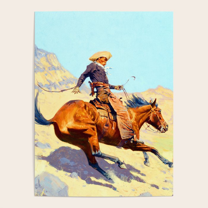 Frederic Remington The Cowboy Poster Gallery Image 1