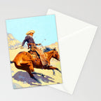 Frederic Remington The Cowboy Stationery Card Gallery Image 2