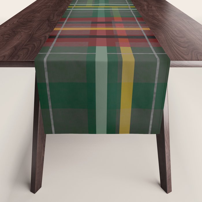 Plaid Lines Table Runner Gallery Image 1