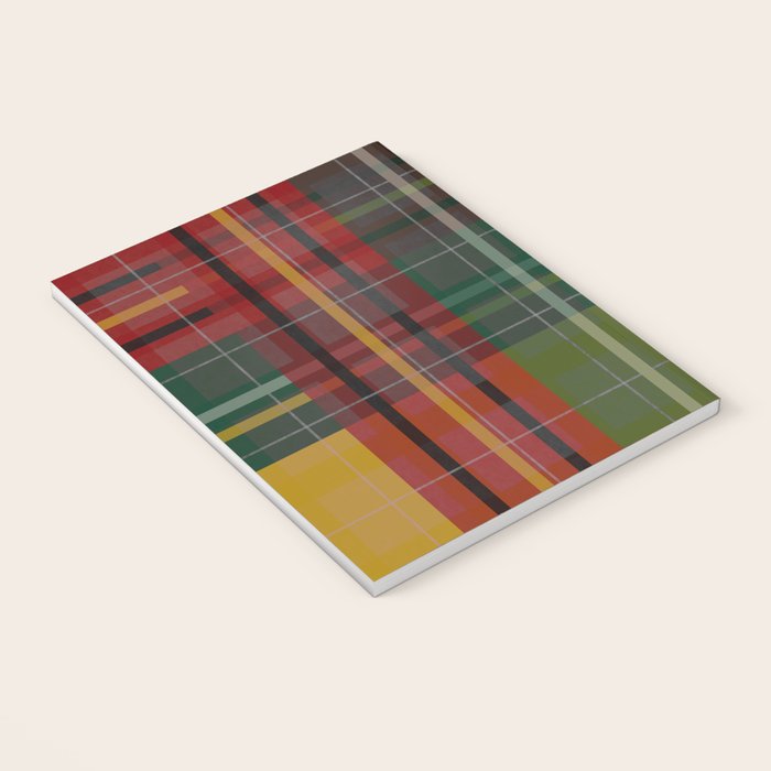 Plaid Lines Notebook Gallery Image 3
