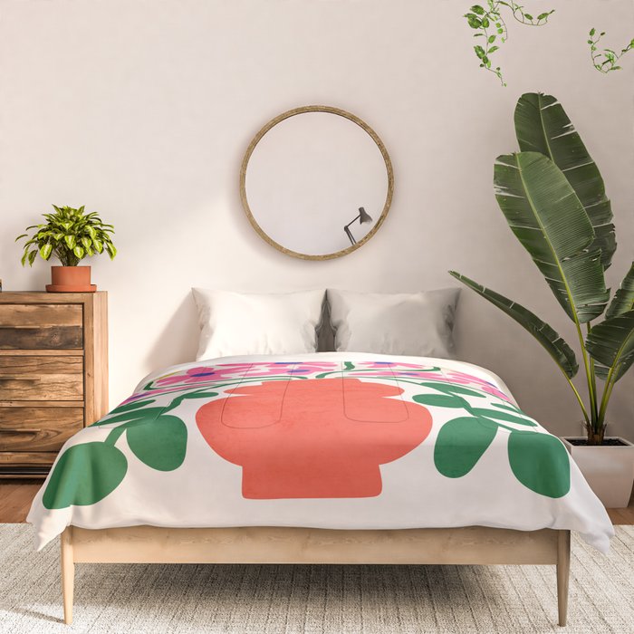 FOLIAGE 004: Lily & Orchid | Flower Market Comforter Gallery Image 3