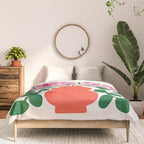 FOLIAGE 004: Lily & Orchid | Flower Market Comforter Gallery Image 3