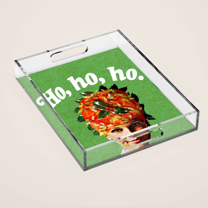 Holly Jolly Ham Head Acrylic Tray Gallery Image 1
