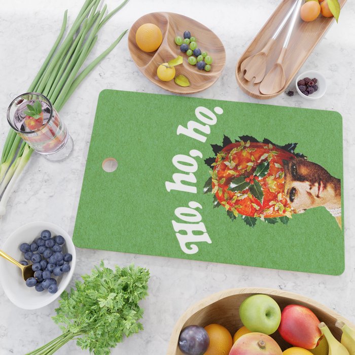 Holly Jolly Ham Head Cutting Board Gallery Image 2