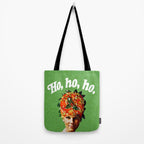 Holly Jolly Ham Head Tote Bag Gallery Image 2