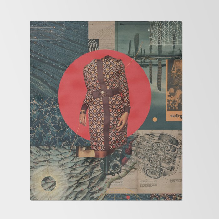 I looked into the Eye of this World Throw Blanket Gallery Image 2