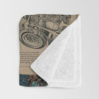 I looked into the Eye of this World Throw Blanket Gallery Image 3
