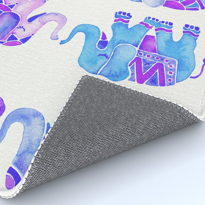 Elephant Collection - Indigo Palette Rug Gallery Image 4