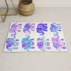 Elephant Collection - Indigo Palette Rug Gallery Image 1