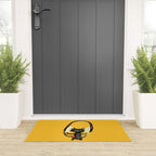 I Love Huge Headphone Welcome Mat Gallery Image 3