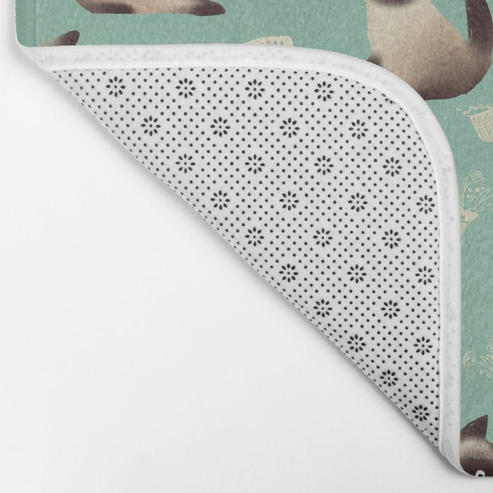 Bad Siamese Cats Knocking Stuff Over Bath Mat Gallery Image 2