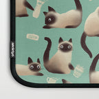 Bad Siamese Cats Knocking Stuff Over Laptop Sleeve Gallery Image 3