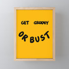 Get Groovy or Bust Mini Art Print Gallery Image 1