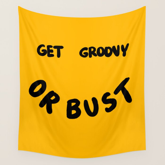 Get Groovy or Bust Wall Tapestry Gallery Image 4