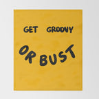 Get Groovy or Bust Throw Blanket Gallery Image 2
