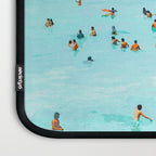 Hot Summer Day | Beachy Watercolor Painting | Ocean Sea Surf Swim | Vacation Travel Staycation Waves Laptop Sleeve Gallery Image 3