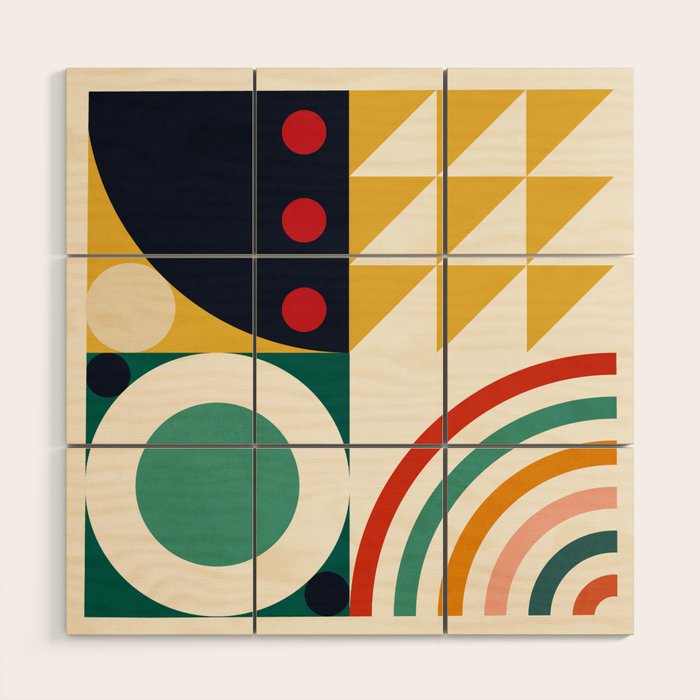  Roud Flow No 10 Wood Wall Art Gallery Image 1