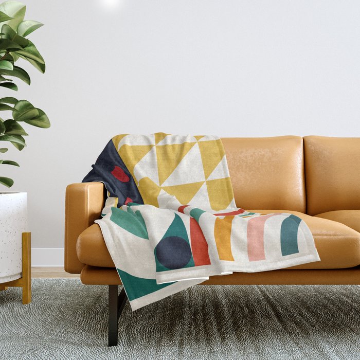  Roud Flow No 10 Throw Blanket Gallery Image 1