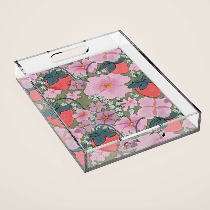 strawberry fields II Acrylic Tray Gallery Image 1