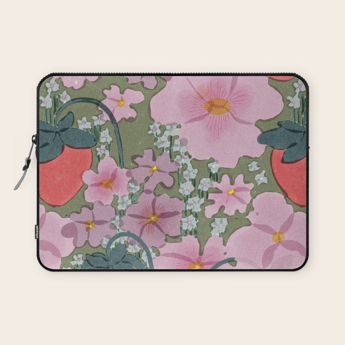 strawberry fields II Laptop Sleeve Gallery Image 1