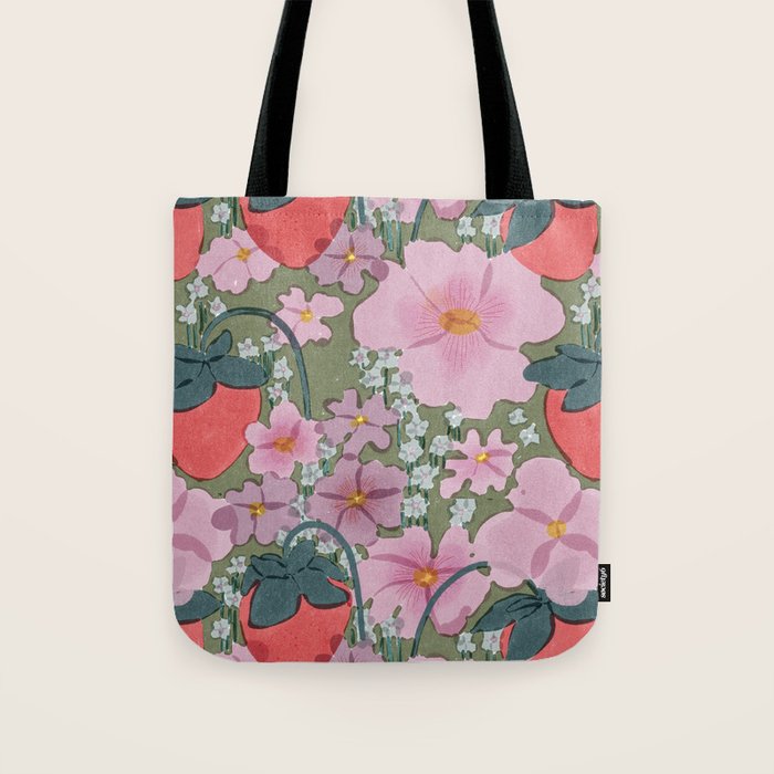 strawberry fields II Tote Bag Gallery Image 1